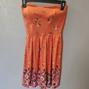 No Boundaries Strapless Fit and Flare Dress for Weddings